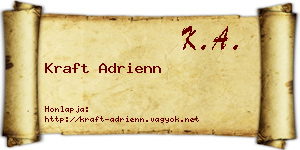 Kraft Adrienn névjegykártya
